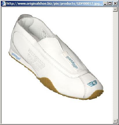 Photo of a juniors sports shoe