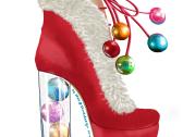 Womens Christmas Bootee