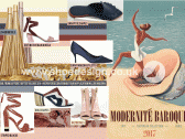 footwear mood board for luxury footwear range 