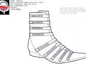 Mens stud point boot design