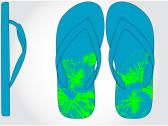 Image of an EVA flip flop design